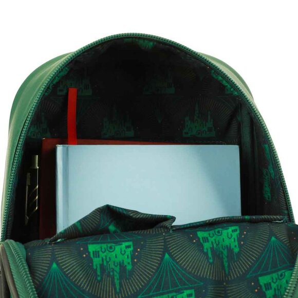Wicked Wizard of OZ Mini Backpack with Emerald City Wallet - Picture 11 of 16